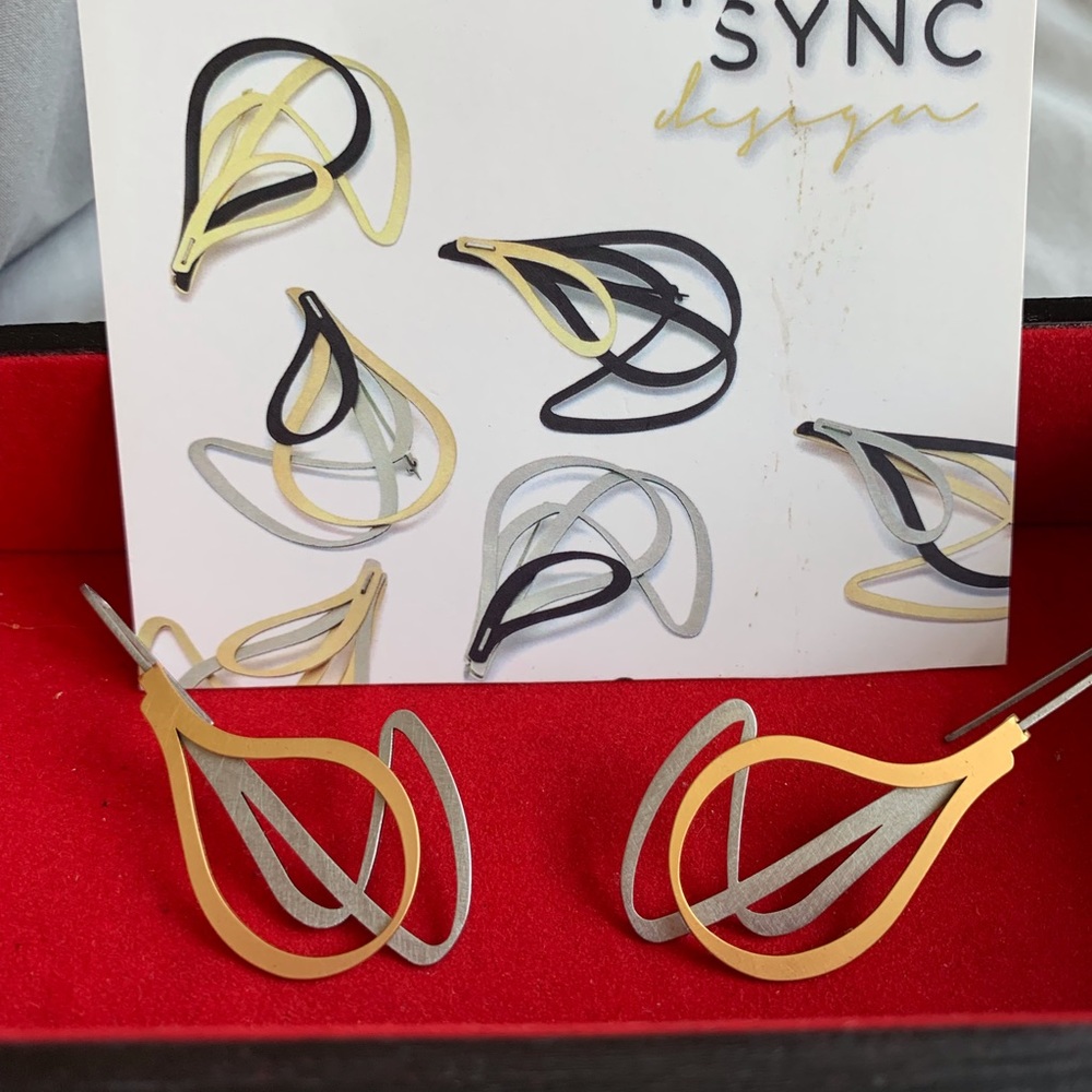 22k gold hypoallergenic inSync artisan Earings